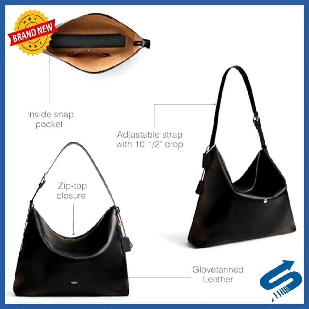 Leather Messenger Bag Crossbody Shoulder Bag Adjustable Strap